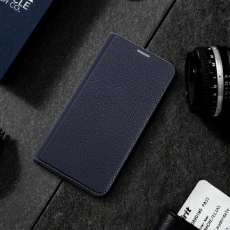 Pouzdro Dux Ducis Skin X2 pro Samsung Galaxy A34 5G flip cover stojánek na peněženku modrý