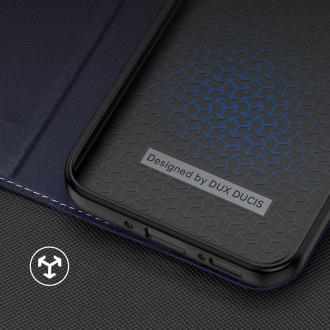 Pouzdro Dux Ducis Skin X2 pro Samsung Galaxy A34 5G flip cover stojánek na peněženku modrý