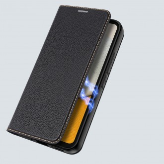 Pouzdro Dux Ducis Skin X2 pro Samsung Galaxy A34 5G flip cover stojánek na peněženku černý