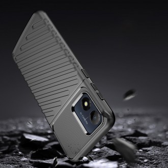 Pouzdro Thunder Case pro Motorola Moto E13 silikonové pancéřové pouzdro černé