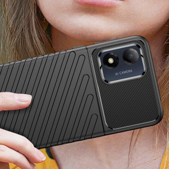 Pouzdro Thunder Case pro Motorola Moto E13 silikonové pancéřové pouzdro černé