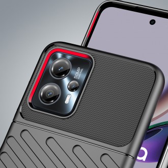Pouzdro Thunder Case pro Motorola Moto G13 silikonové pancéřové pouzdro černé