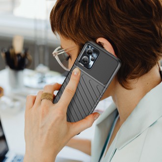 Pouzdro Thunder Case pro Motorola Moto G13 silikonové pancéřové pouzdro černé