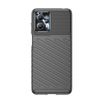 Pouzdro Thunder Case pro Motorola Moto G13 silikonové pancéřové pouzdro černé