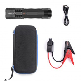 Choetech startér s powerbankou 8000mAh - LED svítilna černá (TC0016)