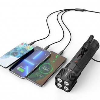 Choetech startér s powerbankou 8000mAh - LED svítilna černá (TC0016)