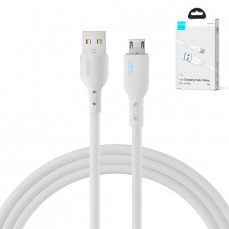 USB kabel - micro USB 2.4A 2m Joyroom S-UM018A13 - bílý