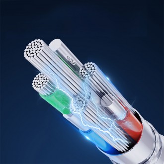 USB kabel - Lightning 2,4A 2m Joyroom S-UL012A13 - bílý