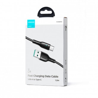 USB kabel - USB C 3A 1,2m Joyroom S-UC027A13 - černý