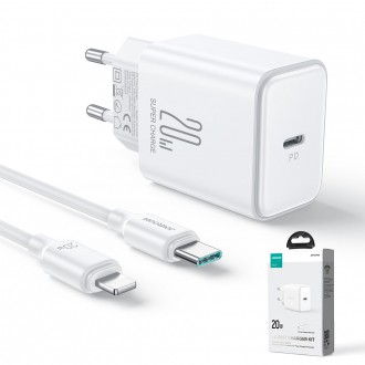 20W USB C PD nabíječka s kabelem USB C - Lightning Joyroom JR-TCF06