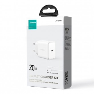 20W USB C PD nabíječka s kabelem USB C - Lightning Joyroom JR-TCF06