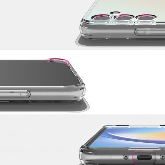 Pouzdro Ringke Fusion pro Samsung Galaxy A34 5G poloprůhledné pancéřové pouzdro