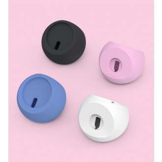 Držák bezdrátové nabíječky MagSafe pro iPhone a Apple Watch Stojan na nabíječku telefonu Choetech White Pink