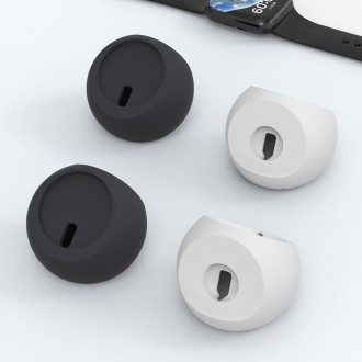MagSafe držák indukční nabíječky pro iPhone a Apple Watch nabíječka Choetech stojánek na telefon černý