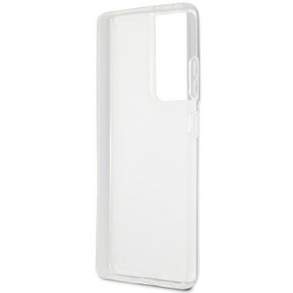 Guess GUHCS21LPCUMABK S21 Ultra G998 černo/černé pevné pouzdro Marble
