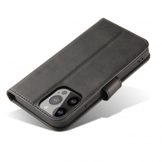 Pouzdro Magnet Case pro Xiaomi 12T Pro / Xiaomi 12T kryt s odklápěcím stojánkem na peněženku černé