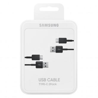 USB C kabel 480Mbps 5A 1,5m Samsung EP-DG930MBEGWW - černý (sada 2 ks)