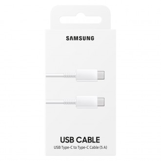 USB C kabel 480Mbps 5A 1m Samsung EP-DN975BWEGWW - bílý
