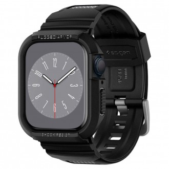 Spigen ARMOR &quot;PRO&quot; Apple Watch 4 / 5 / 6 / 7 / 8 / SE (44 / 45MM) ČERNÉ
