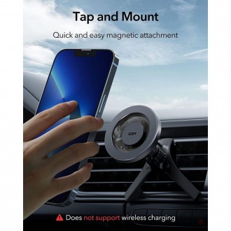 ESR Halolock magnetic MagSafe car holder for ventilation grille gray (21396-0)