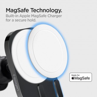 Spigen ITM12W ONETAP PRO 3 MAGNETICKÁ MAGSAFE VĚTRACÍ VĚTRÁNÍ BEZDRÁTOVÁ NABÍJEČKA ČERNÁ