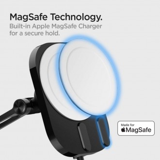 Spigen ITM35W ONETAP PRO 3 MAGNETICKÁ MAGSAFE PALUBNÍ DESKA UPEVŇOVACÍ BEZDRÁTOVÁ NABÍJEČKA ČERNÁ