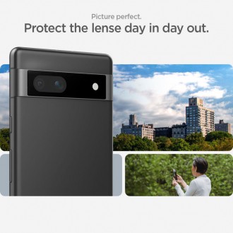OCHRANA FOTOAPARÁTU Spigen OPTIK.TR „EZ FIT“ 2 BALENÍ GOOGLE PIXEL 7A ČERNÁ