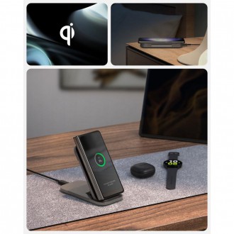 Spigen PF2201 ARCFIELD BEZDRÁTOVÁ NABÍJEČKA 15W ČERNÁ