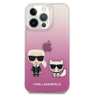Karl Lagerfeld KLHCP13LCKTRP iPhone 13 Pro / 13 6,1" hardcase różowy/pink Karl & Choupette