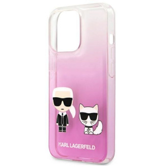 Karl Lagerfeld KLHCP13LCKTRP iPhone 13 Pro / 13 6,1" hardcase różowy/pink Karl & Choupette