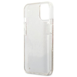 Guess GUHCP13MLFLSD iPhone 13 6,1" złoty/gold hardcase Paisley Liquid Glitter