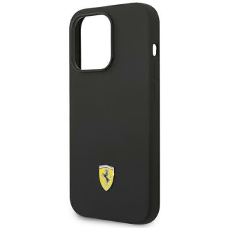Ferrari FESSIHMP14XBK iPhone 14 Pro Max 6,7" czarny/black hardcase Silicone Metal Logo Magsafe