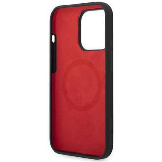 Ferrari FESSIHMP14XBK iPhone 14 Pro Max 6,7" czarny/black hardcase Silicone Metal Logo Magsafe