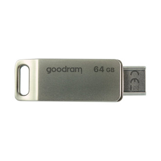 Flash disk 64GB USB 3.2 Gen 1 USB / USB C OTG ODA3 Goodram – stříbrný