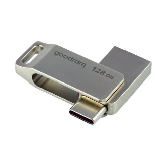 Flash disk 128GB USB 3.2 Gen 1 USB / USB C OTG ODA3 Goodram – stříbrný
