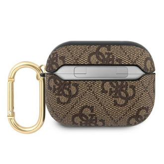 Guess GUAP4GSMW AirPods Pro cover brown / brown 4G Script Metal Collection