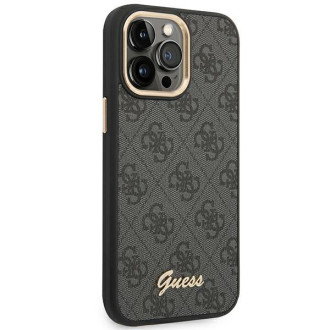 Guess GUHCP14LHG4SHK iPhone 14 Pro 6.1 &quot;black / black hard case 4G Vintage Gold Logo