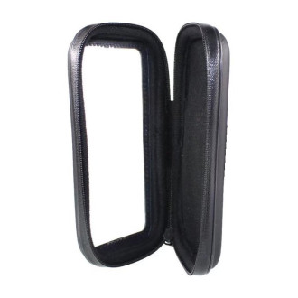 Bike Phone waterproof Mount, Universal Case Bicycle & Motorcycle Phone Holder Mount Size XL (max phone size: 165 mm x 80 mm) black (without handlebar