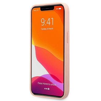 Guess GUHCP13MSA4GSPI iPhone 13 6,1" różowy/pink hardcase Saffiano 4G Metal Logo
