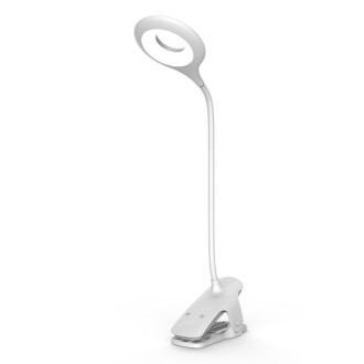 Wireless LED reading lamp with clip + white micro USB cable