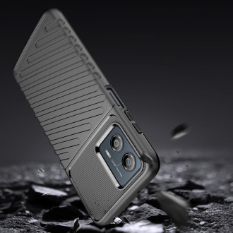 Pouzdro Thunder Case pro Motorola Moto G53 silikonové pancéřové pouzdro černé