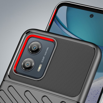 Pouzdro Thunder Case pro Motorola Moto G53 silikonové pancéřové pouzdro černé