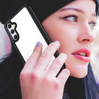 Outer Space Case pro kryt Samsung Galaxy A34 5G s pružným rámem černý