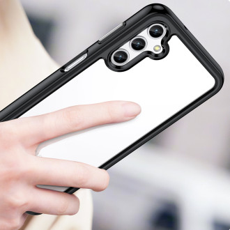 Outer Space Case pro kryt Samsung Galaxy A34 5G s pružným rámem černý
