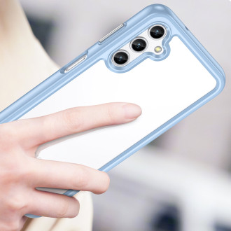Outer Space Case pro kryt Samsung Galaxy A34 5G s pružným rámečkem modrý