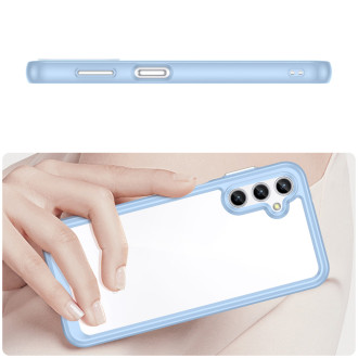 Outer Space Case pro kryt Samsung Galaxy A34 5G s pružným rámečkem modrý