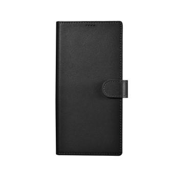 iCarer Wallet Case pro Samsung Galaxy S23 Ultra kožené pouzdro peněženka černá