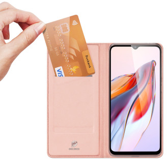 Pouzdro Dux Ducis Skin Pro pro Xiaomi Redmi 11A / Poco C55 / Redmi 12C Cover Flip Card Wallet Stand Pink