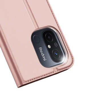 Pouzdro Dux Ducis Skin Pro pro Xiaomi Redmi 11A / Poco C55 / Redmi 12C Cover Flip Card Wallet Stand Pink