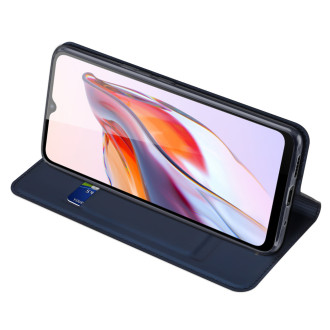 Dux Ducis Skin Pro Case pro Xiaomi Redmi 11A / Poco C55 / Redmi 12C Cover Flip Card Wallet Stand Blue